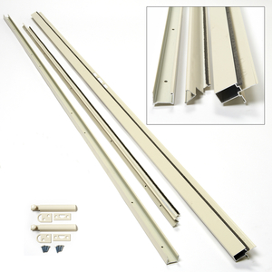 Almond EMCO Mortised Double Door Kit