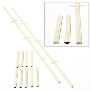 Almond 32\\" colonial grill for 3/4 panel storm doors Almond 32\\" colonial grill for 3/4 panel storm doors