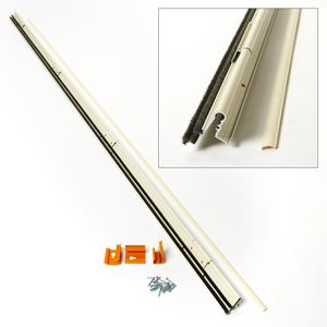 Hinge Rail, Double Pile, Almond color - 91648