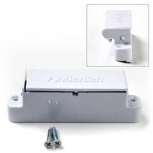 White Window Handle for 1 1/4\\\\\\" Andersen Storm Doors