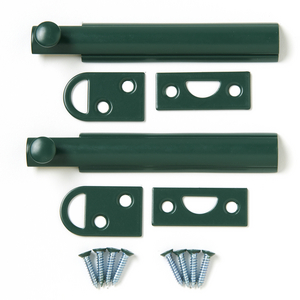 Forest Green Double Door Slide Bolt Forest Green Double Door Slide Bolt