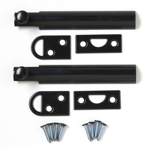 Black/Bronze Double Door Slide Bolt Black/Bronze Double Door Slide Bolt