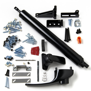 Black Push Button Handle and Closer Kit - 41608