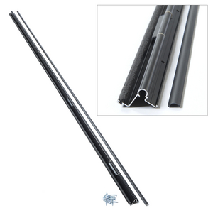 Hinge Rail, Single Pile, Black - 42187 Hinge Rail, Single Pile, Black - 42187