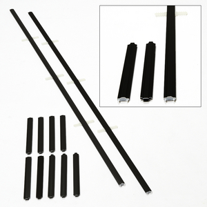 Black 32\" colonial grill for 3/4 panel storm doors