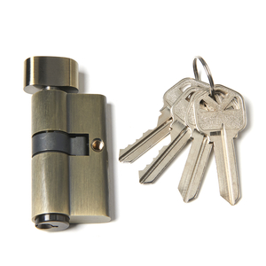 Antique Brass Key Cylinder - 93168 Antique Brass Key Cylinder - 93168