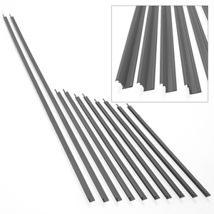 Charcoal Gray Window Retainers