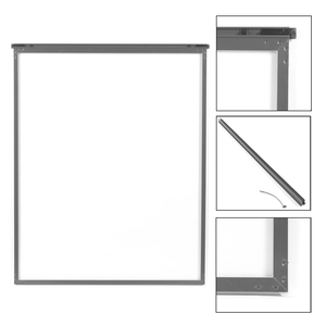 Charcoal Gray Upper Ventilating Window Charcoal Gray Upper Ventilating Window