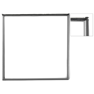 Charcoal Gray Lower Stationary Window