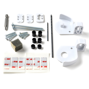 White LuminAire Patio Door Mounting Bracket