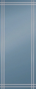 Fullview Etched Glass, 33 inch, White - 33134