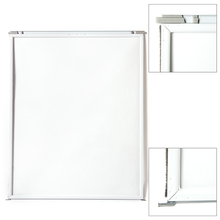 Clear, Upper Ventilating Glass, White color (90046)