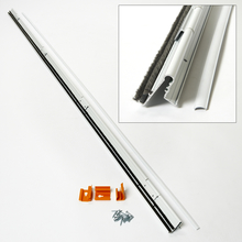 Hinge Rail, Double Pile, White color - 39493