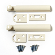 Almond Double Door Slide Bolt