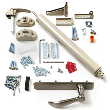 Handle & Closer Kit, Nickel Exterior, Sandtone Interior 42094