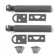 Charcoal Gray Slide Bolts
