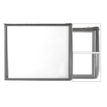 Charcoal Gray Stationary Window