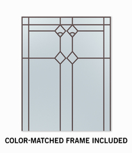 Diamond Lights, Upper Vent Window, White (90033)