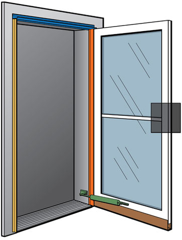 parts storm door half panel fullview andersenstormdoors andersen