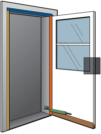 Andersen 3D Half Self-Storing Storm Door